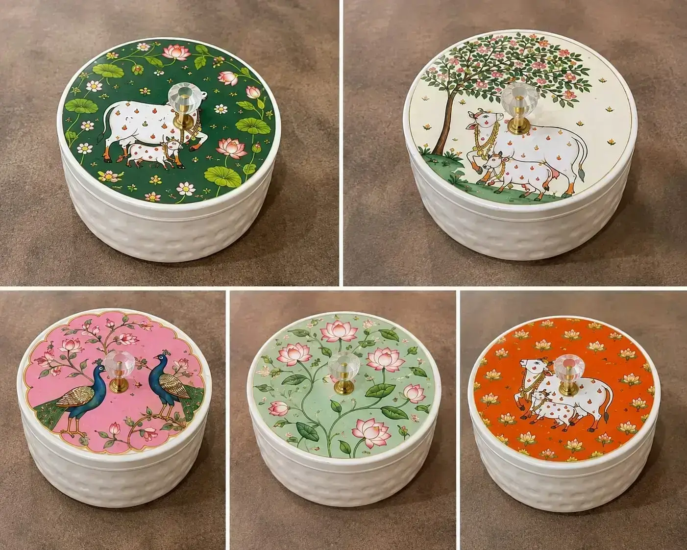 Metal DryFruit Jar Return Gift