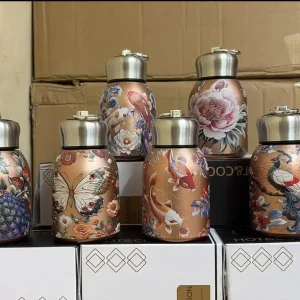 Hot & Cold Stainless Steel Vacuum Water Bottle 300ml 1Pc Gift Set1