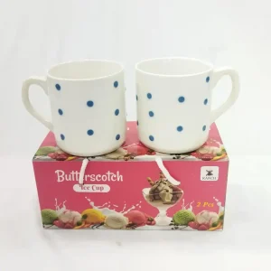 Kanch Butterscotch Ice Cup 2 Pc Ceramic Mugs Gift Set