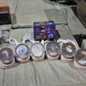 Multi Variant Crystal Ball 3D Night Light 1pc Gift Set
