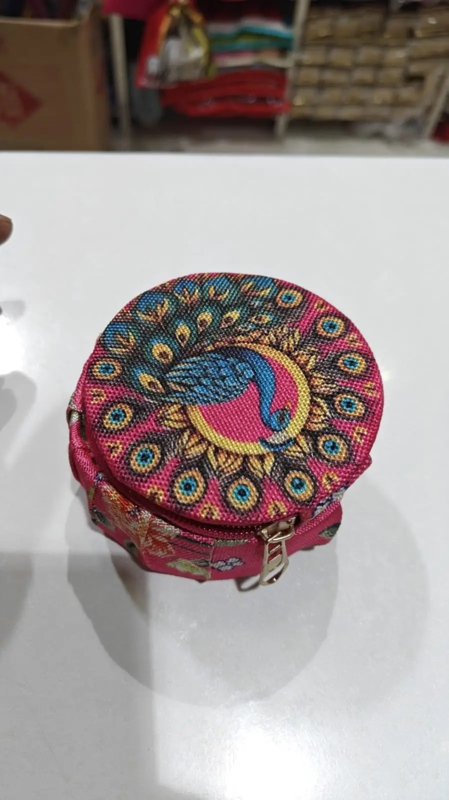 Peacock Design Matki Bangle Box 1 Pc Gift Set
