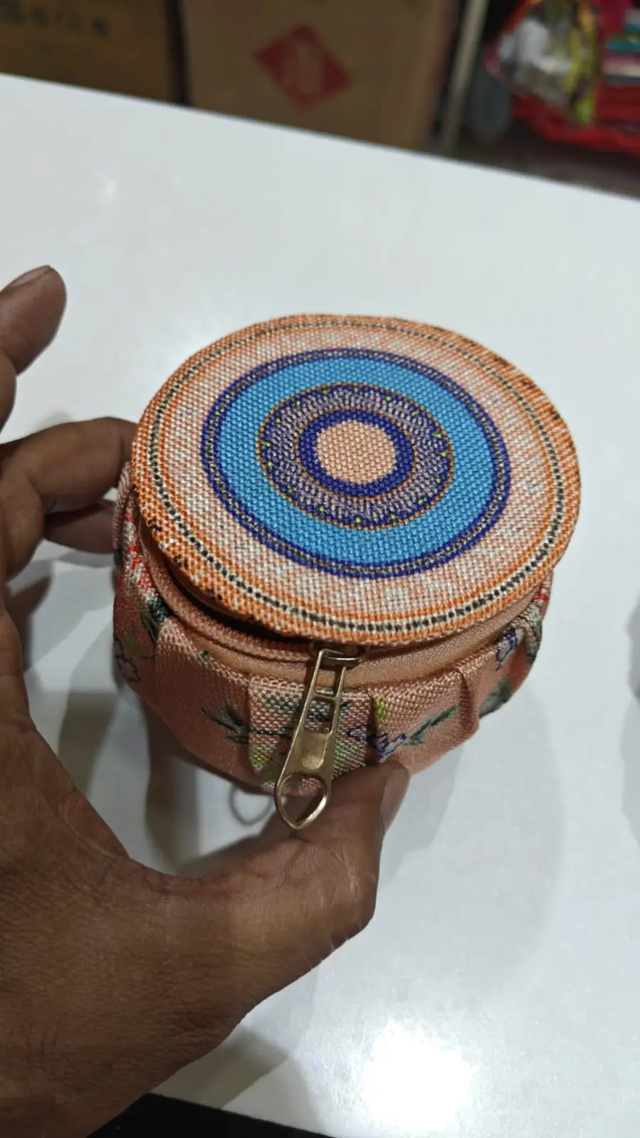 Peacock Design Matki Bangle Box 1 Pc Gift Set1